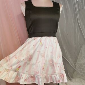 Princess Melody MA*RS Dress Small Black Pink Bunny Lolita Kawaii Pastel Harajuku